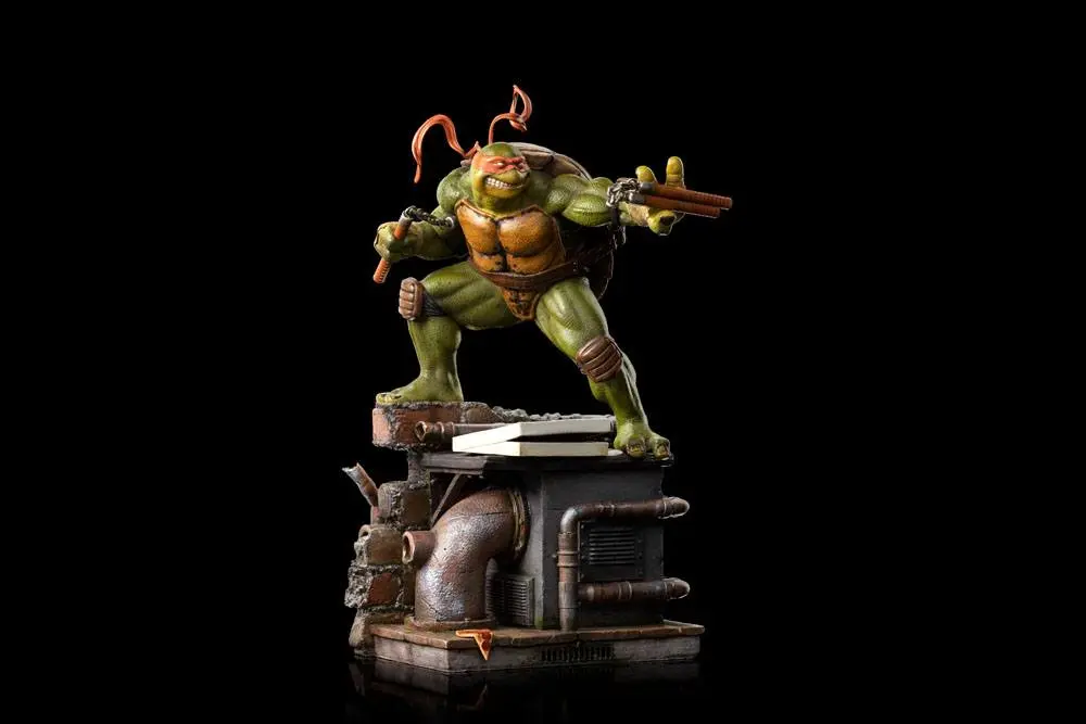 Teenage Mutant Ninja Turtles Art Scale 1/10 Michelangelo szobor figura 25 cm termékfotó