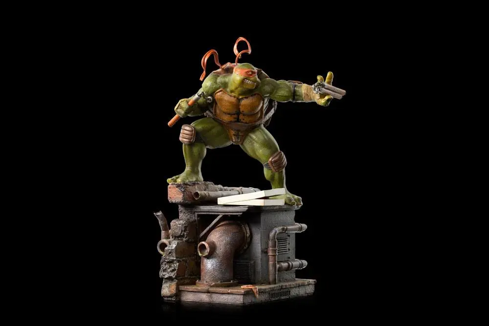 Teenage Mutant Ninja Turtles Art Scale 1/10 Michelangelo szobor figura 25 cm termékfotó