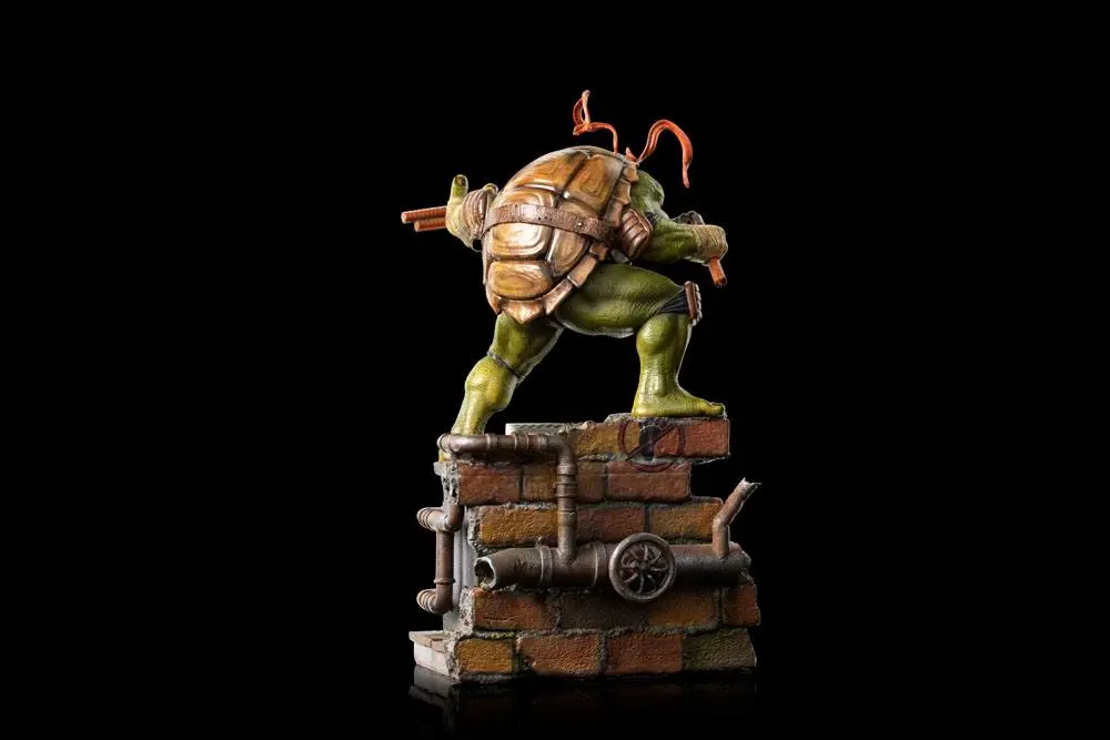 Teenage Mutant Ninja Turtles Art Scale 1/10 Michelangelo szobor figura 25 cm termékfotó