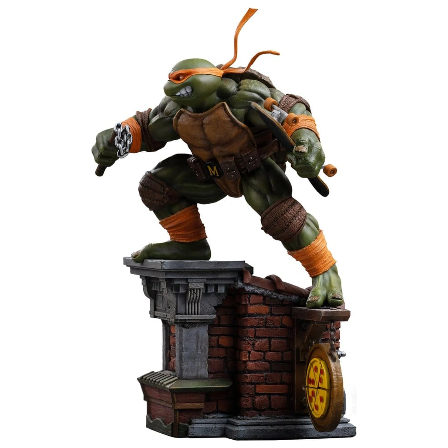 Teenage Mutant Ninja Turtles Art Scale 1/10 Michelangelo Unleashed szobor figura 24 cm termékfotó