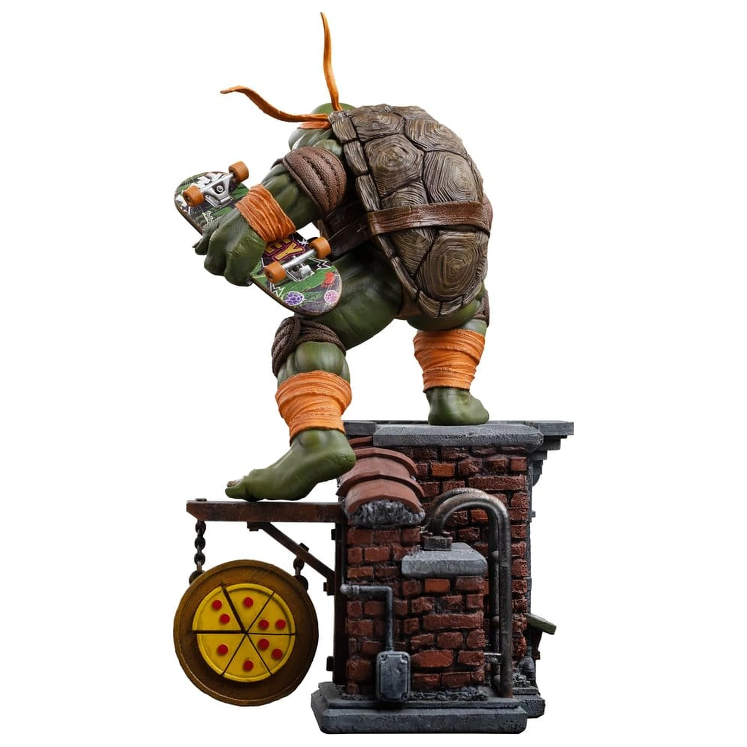 Teenage Mutant Ninja Turtles Art Scale 1/10 Michelangelo Unleashed szobor figura 24 cm termékfotó