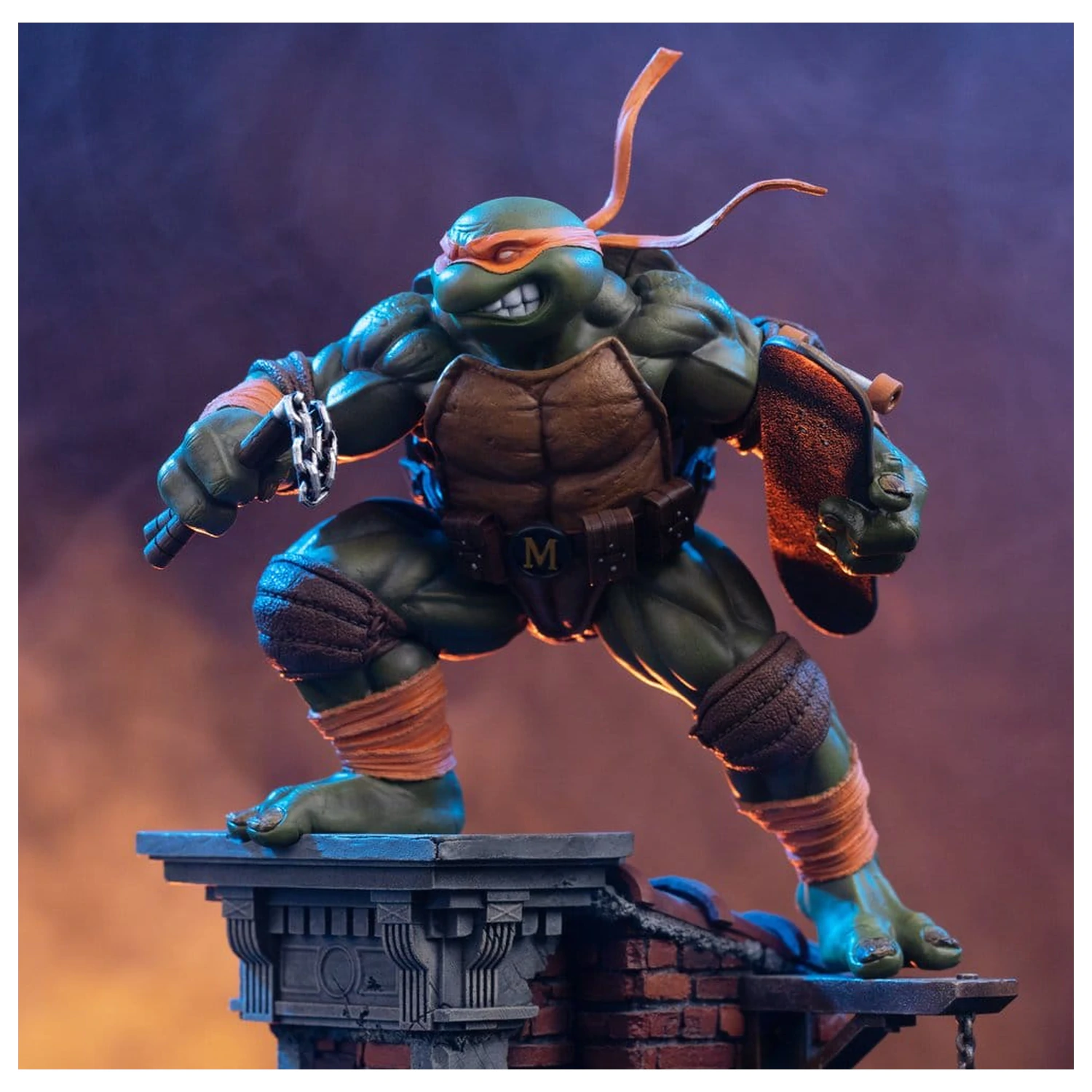 Teenage Mutant Ninja Turtles Art Scale 1/10 Michelangelo Unleashed szobor figura 24 cm termékfotó