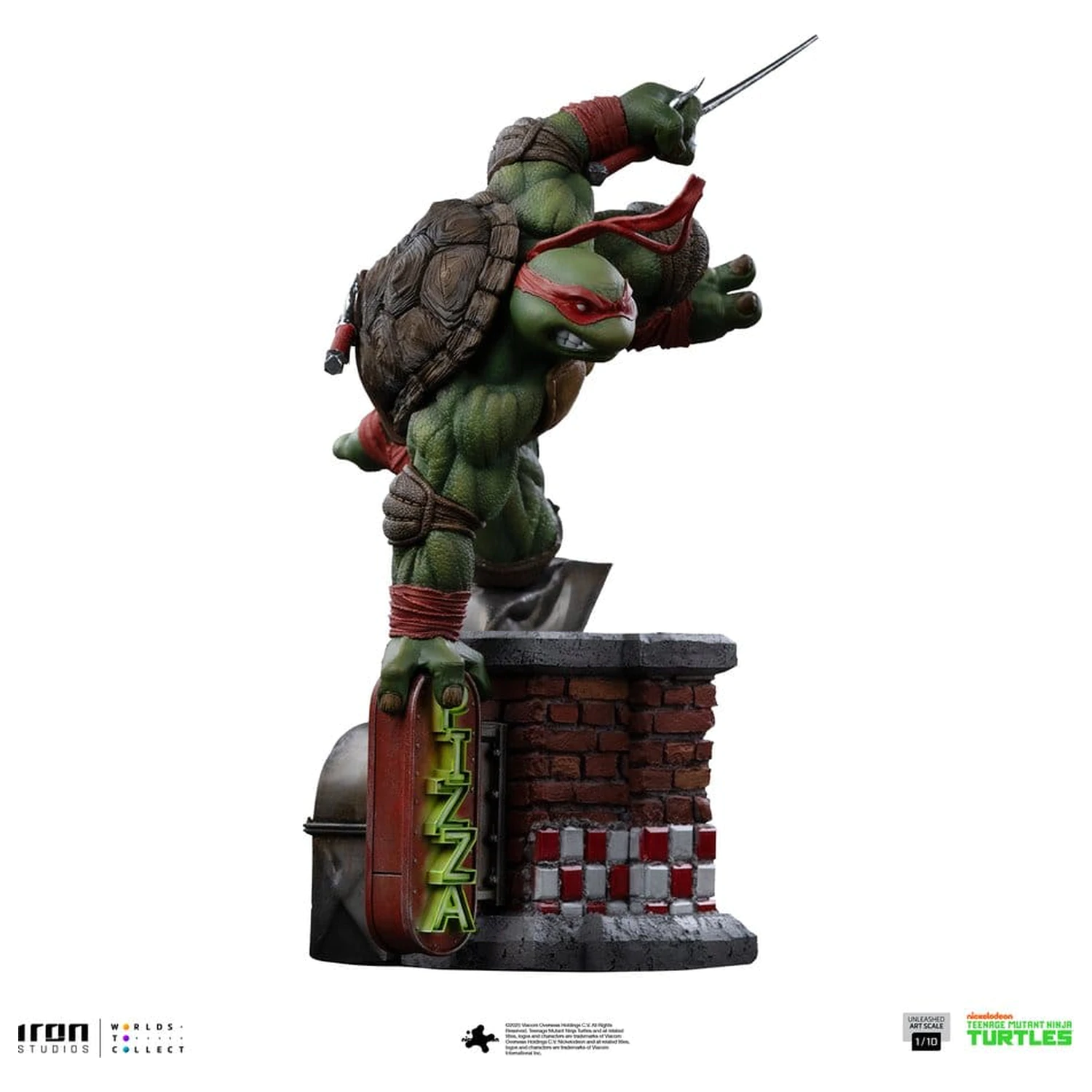 Teenage Mutant Ninja Turtles Art Scale 1/10 Raphael szobor figura 24 cm termékfotó
