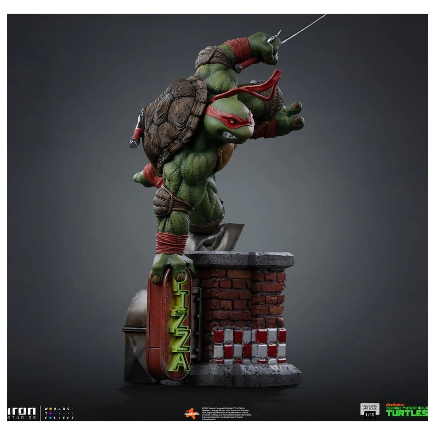 Teenage Mutant Ninja Turtles Art Scale 1/10 Raphael szobor figura 24 cm termékfotó
