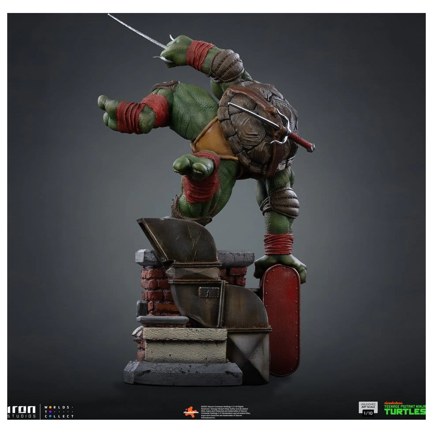 Teenage Mutant Ninja Turtles Art Scale 1/10 Raphael szobor figura 24 cm termékfotó