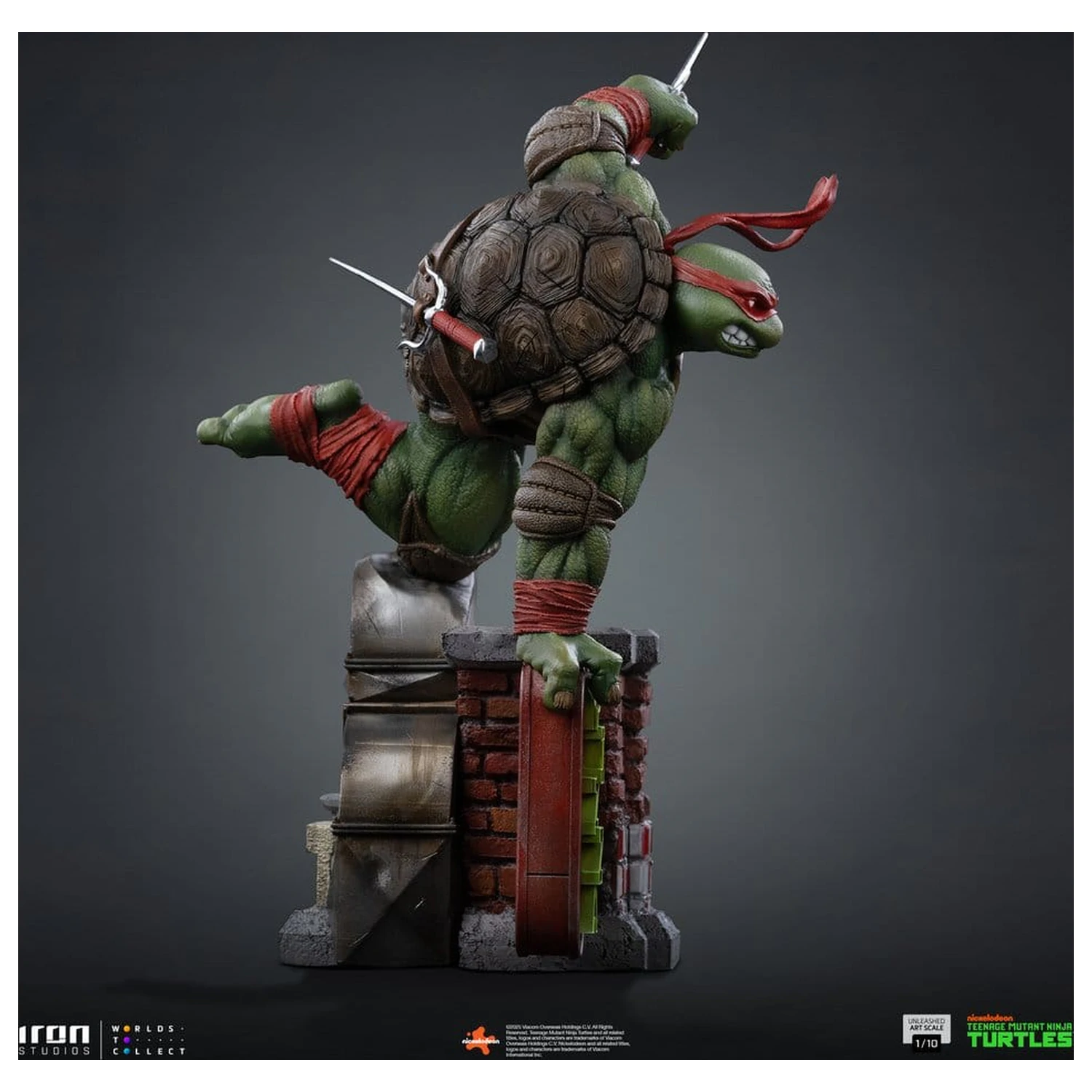 Teenage Mutant Ninja Turtles Art Scale 1/10 Raphael szobor figura 24 cm termékfotó