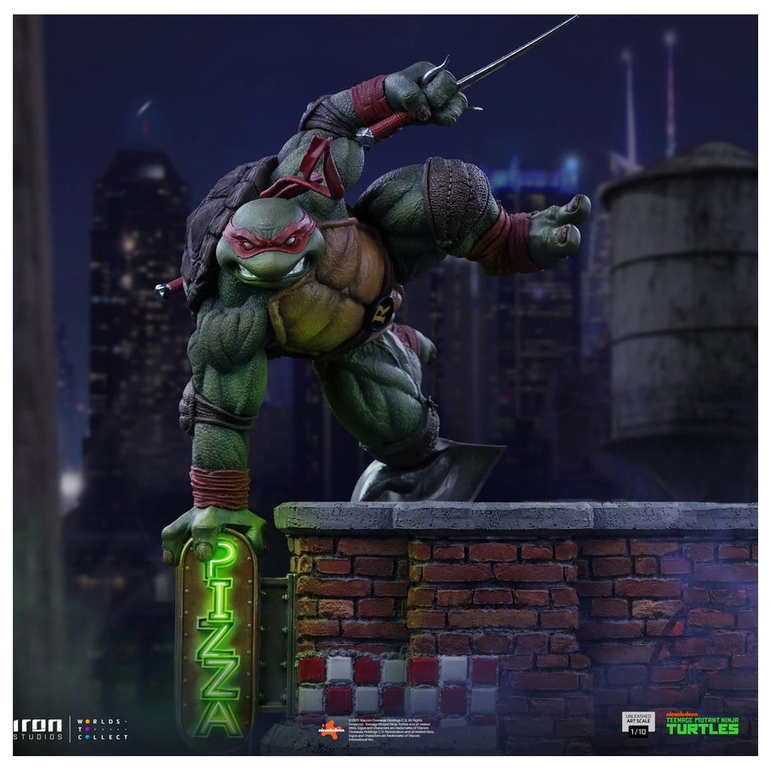 Teenage Mutant Ninja Turtles Art Scale 1/10 Raphael szobor figura 24 cm termékfotó