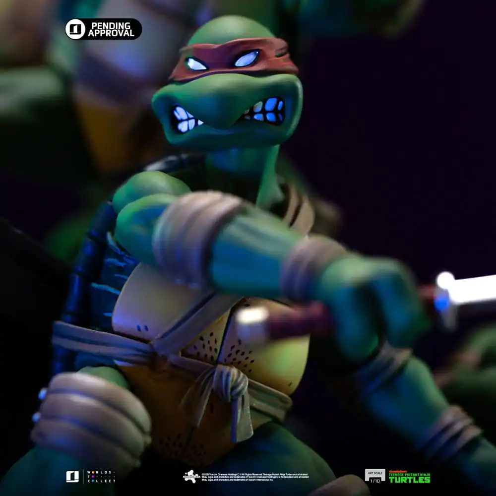 Teenage Mutant Ninja Turtles Art Scale 1/10 Teenage Mutant Ninja Turtles Kevin Eastman Version szobor figura 24 cm termékfotó