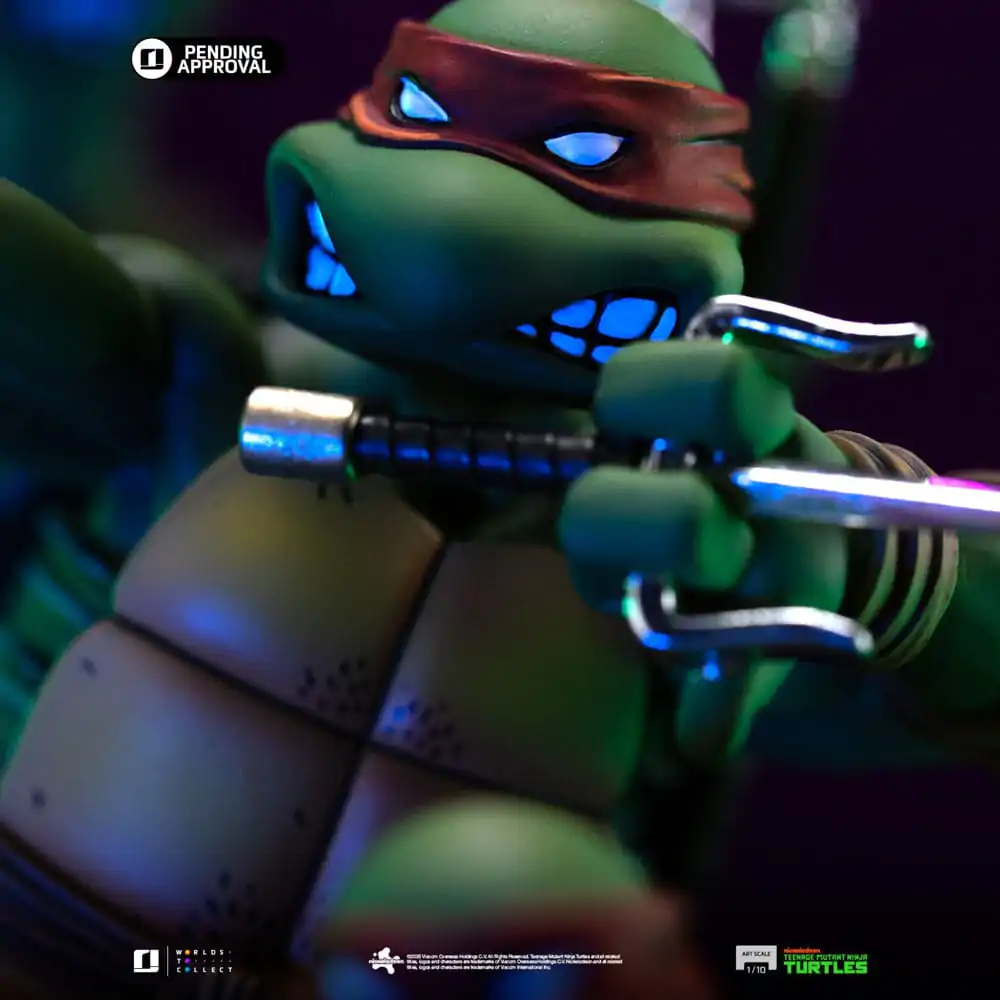 Teenage Mutant Ninja Turtles Art Scale 1/10 Teenage Mutant Ninja Turtles Kevin Eastman Version szobor figura 24 cm termékfotó