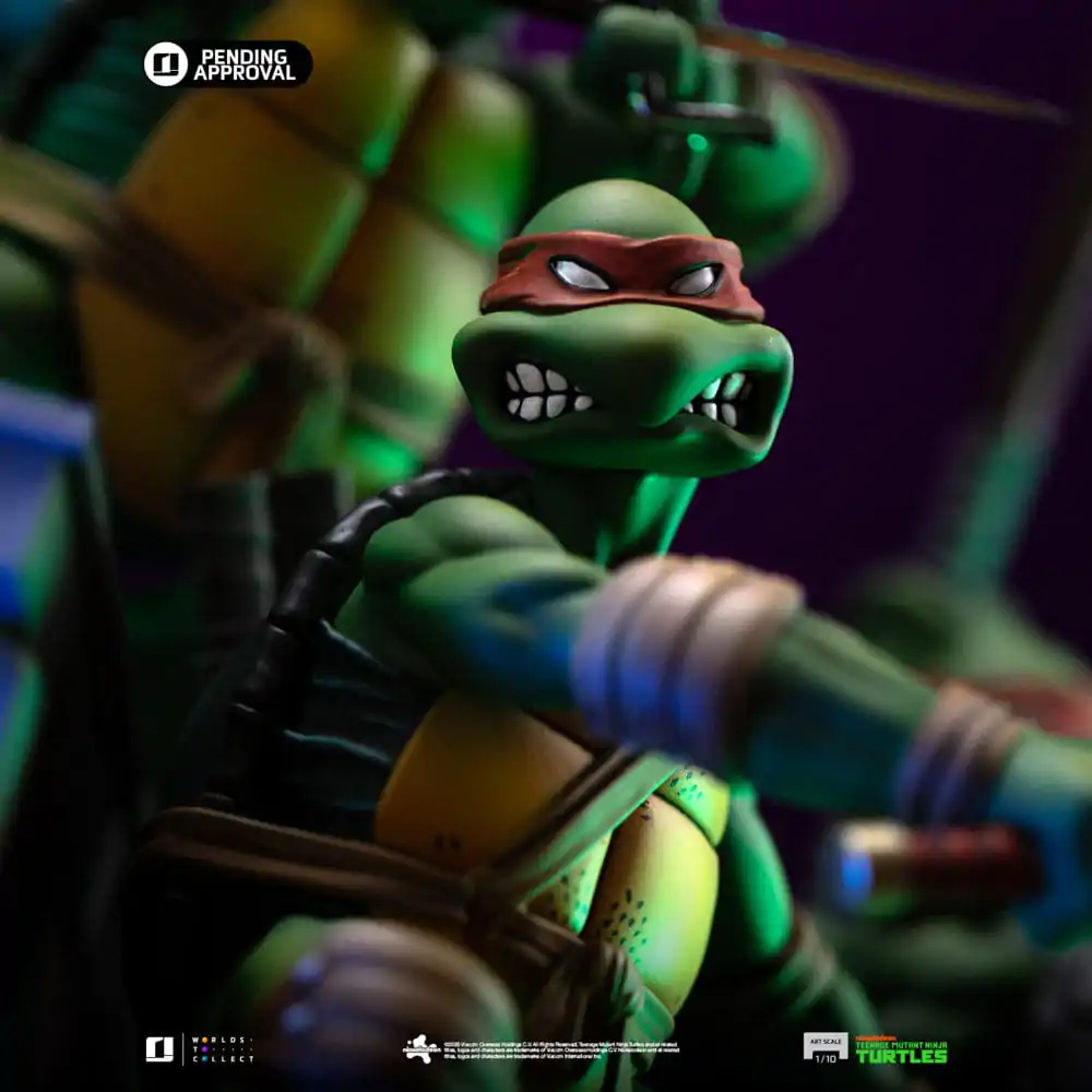 Teenage Mutant Ninja Turtles Art Scale 1/10 Teenage Mutant Ninja Turtles Kevin Eastman Version szobor figura 24 cm termékfotó