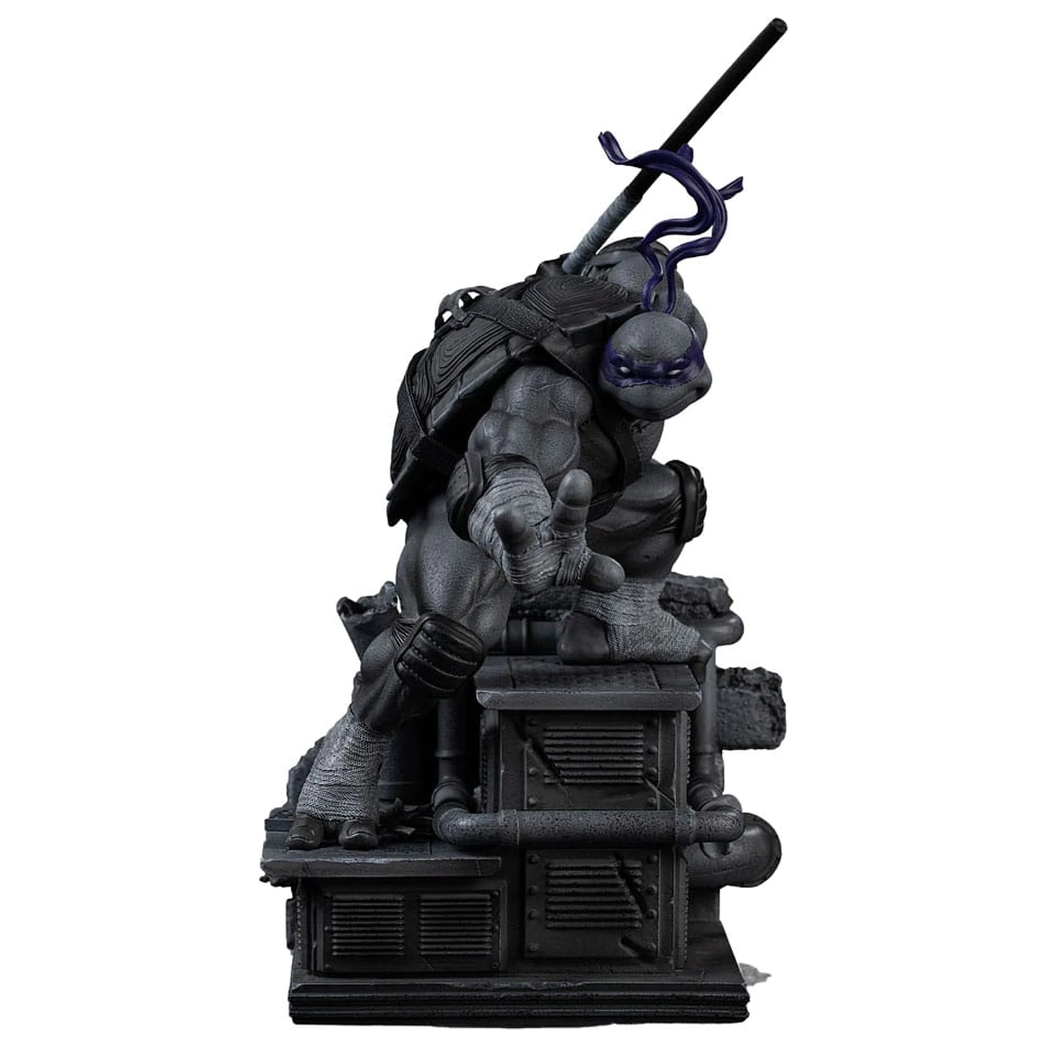 Teenage Mutant Ninja Turtles Art Scale szobor figura 1/10 Donatello Black and White Variant 26 cm termékfotó