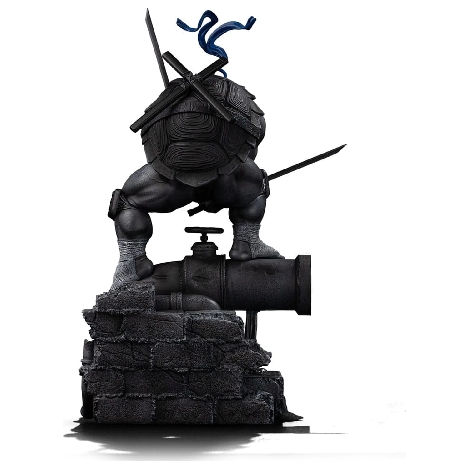 Teenage Mutant Ninja Turtles Art Scale szobor figura 1/10 Leonardo Black and White Variant 26 cm termékfotó