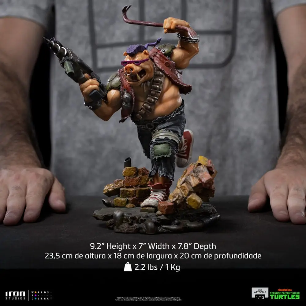 Teenage Mutant Ninja Turtles BDS Art Scale 1/10 Bebop szobor figura 23 cm termékfotó