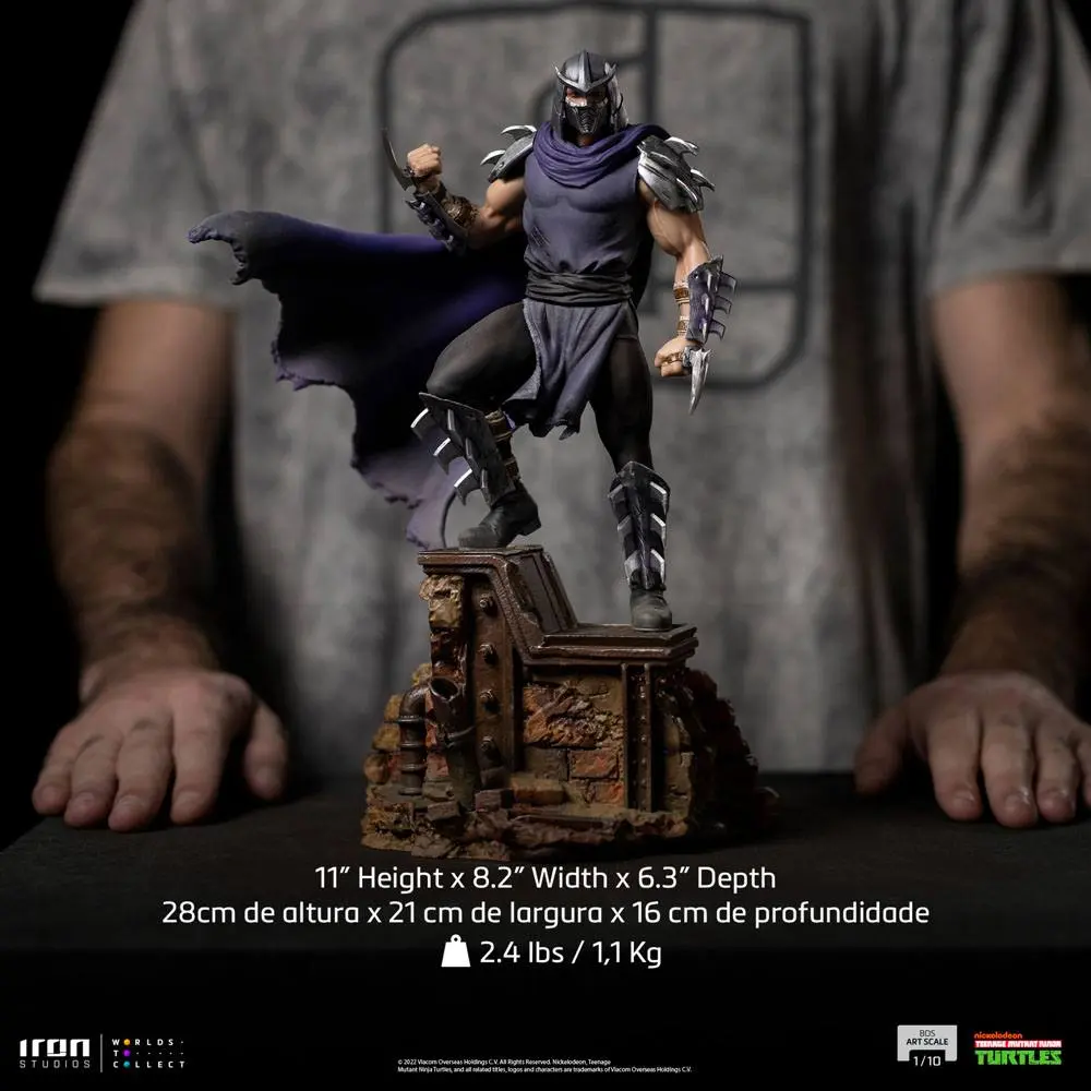 Teenage Mutant Ninja Turtles BDS Art Scale 1/10 Shredder szobor figura 28 cm termékfotó