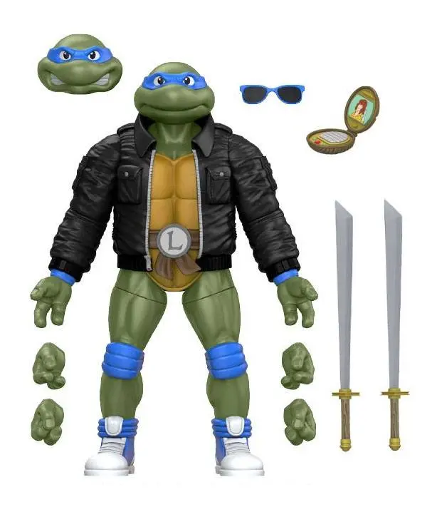 Teenage Mutant Ninja Turtles BST AXN akciófigura Street Gang Leonardo 13 cm termékfotó