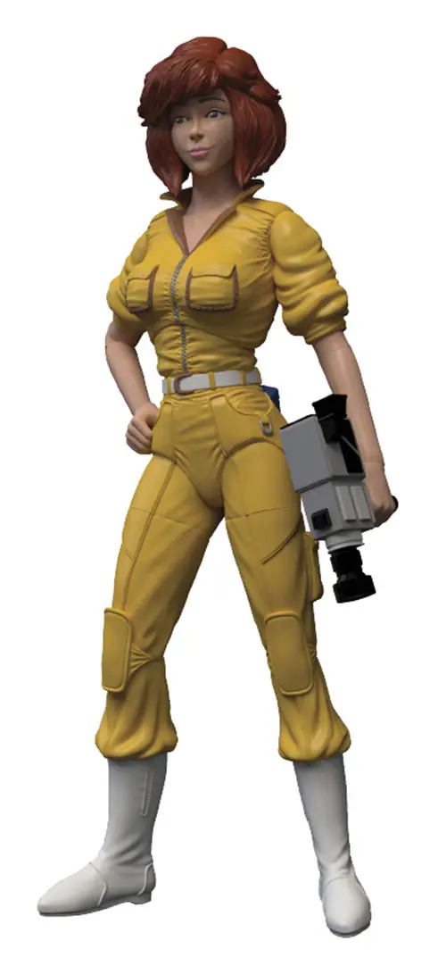 Teenage Mutant Ninja Turtles BST AXN April O'Neil akciófigura 13 cm termékfotó