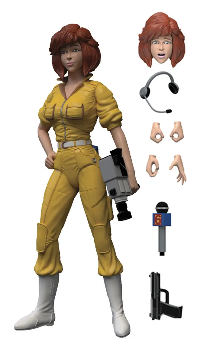 Teenage Mutant Ninja Turtles BST AXN April O'Neil akciófigura 13 cm termékfotó