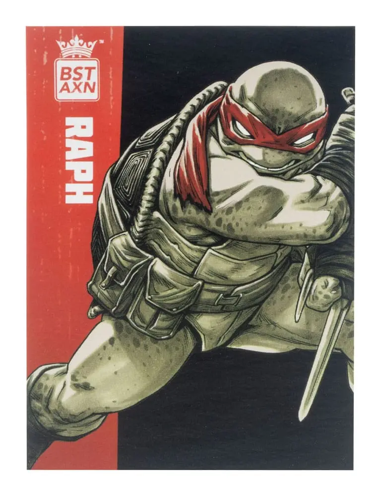 Teenage Mutant Ninja Turtles BST AXN Black&amp;White (IDW Comics) 4 db-os akciófigura csomag 13 cm termékfotó