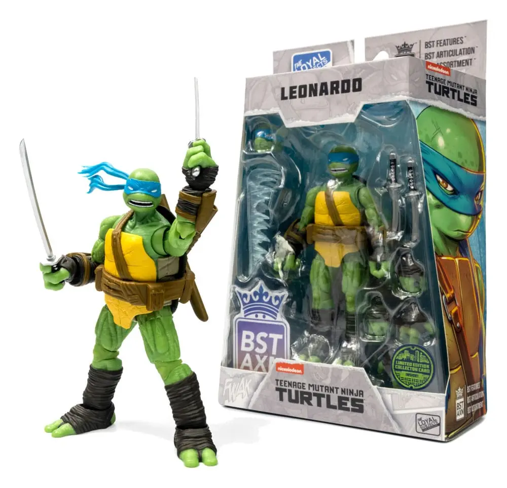 Teenage Mutant Ninja Turtles BST AXN Action Figure Leonardo (IDW Comics) 13 cm termékfotó