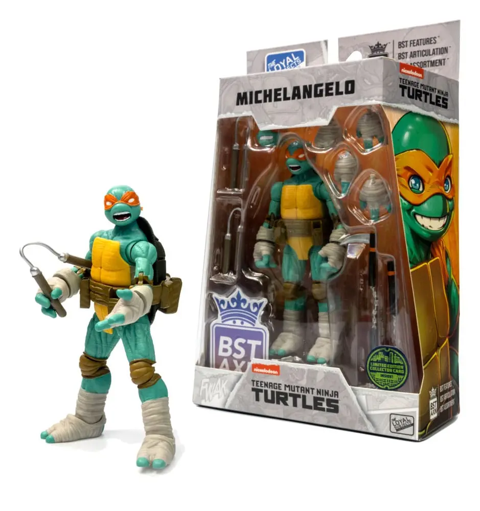 Teenage Mutant Ninja Turtles BST AXN Actionfigur Michelangelo (IDW Comics) 13 cm termékfotó