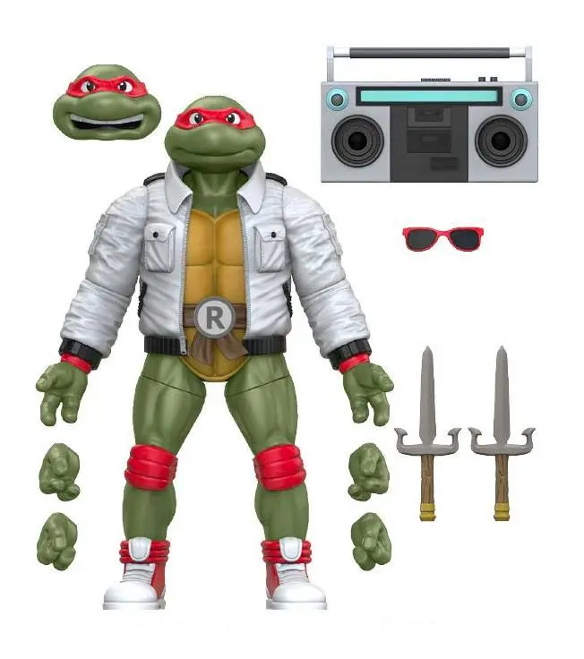 Teenage Mutant Ninja Turtles BST AXN Street Gang Raphael akciófigura 13 cm termékfotó