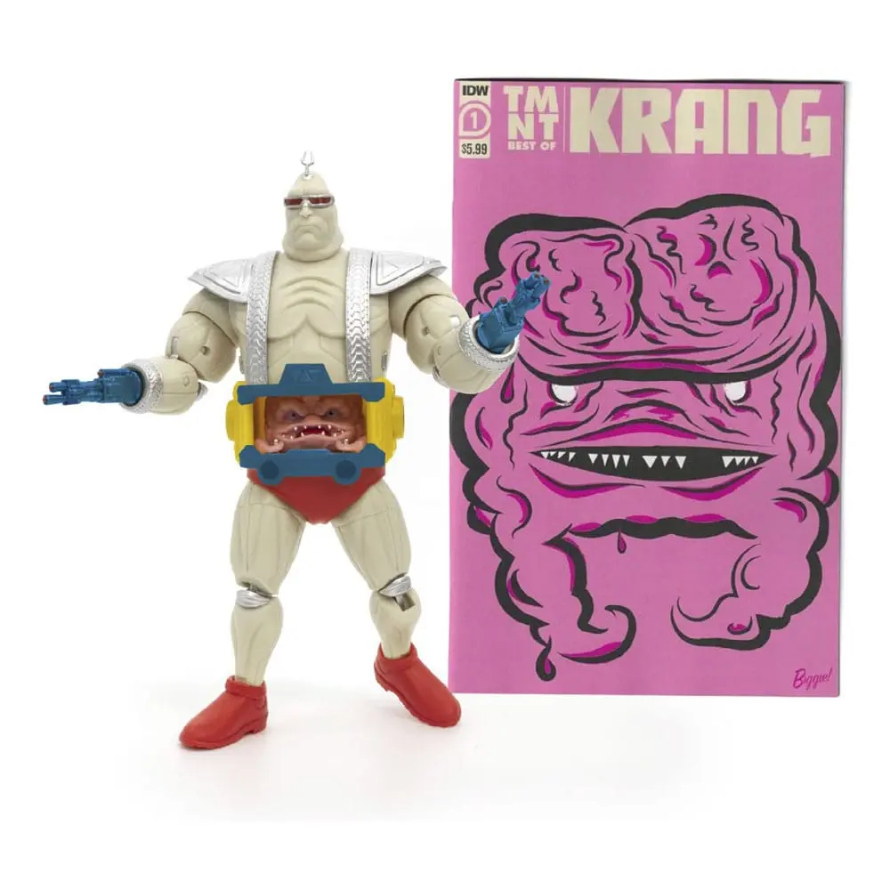 Teenage Mutant Ninja Turtles BST AXN XL Krang with Android Body akciófigura és képregény 20 cm termékfotó