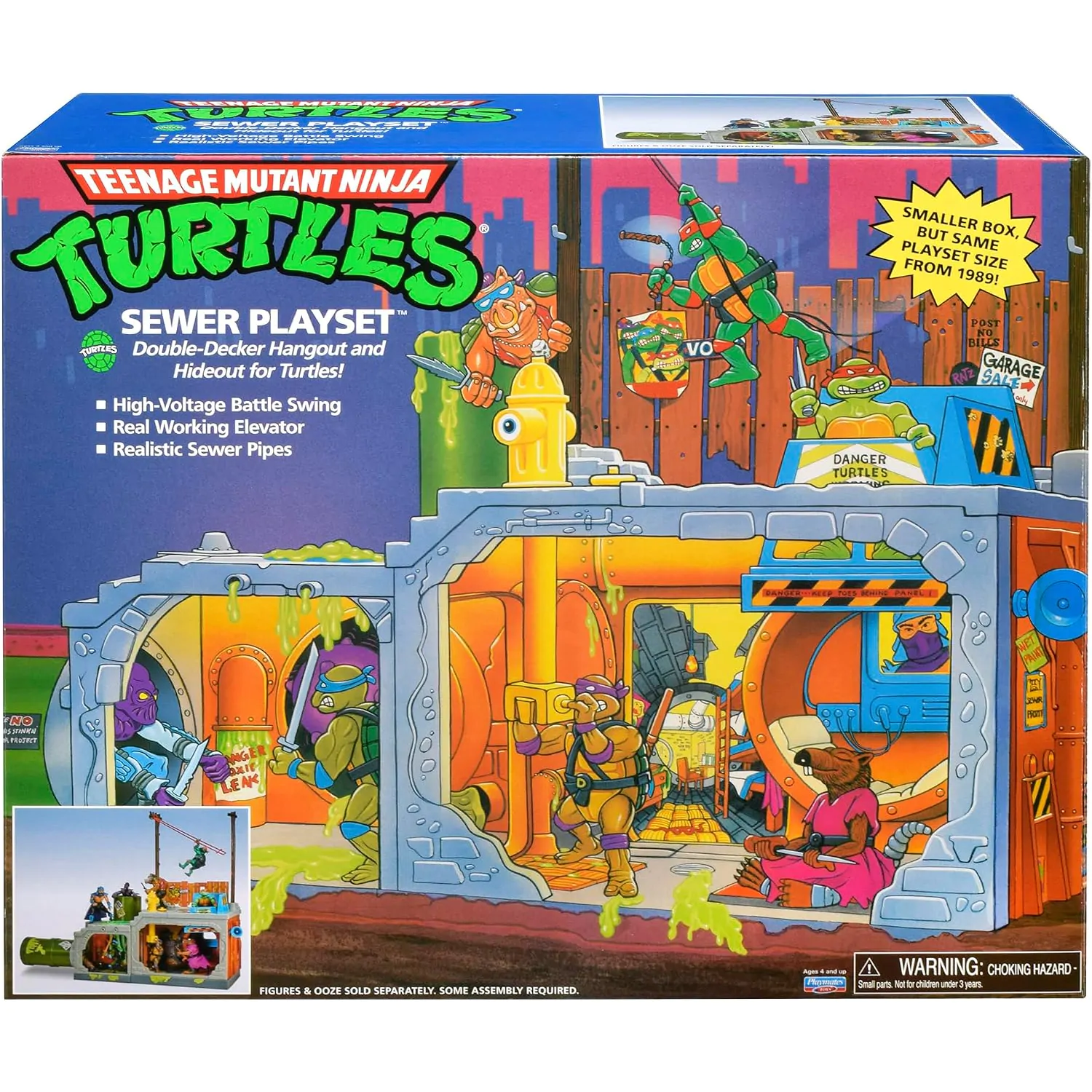 Teenage Mutant Ninja Turtles Building Secret Sewer Lid Mutant Module Játékszett 30 cm termékfotó