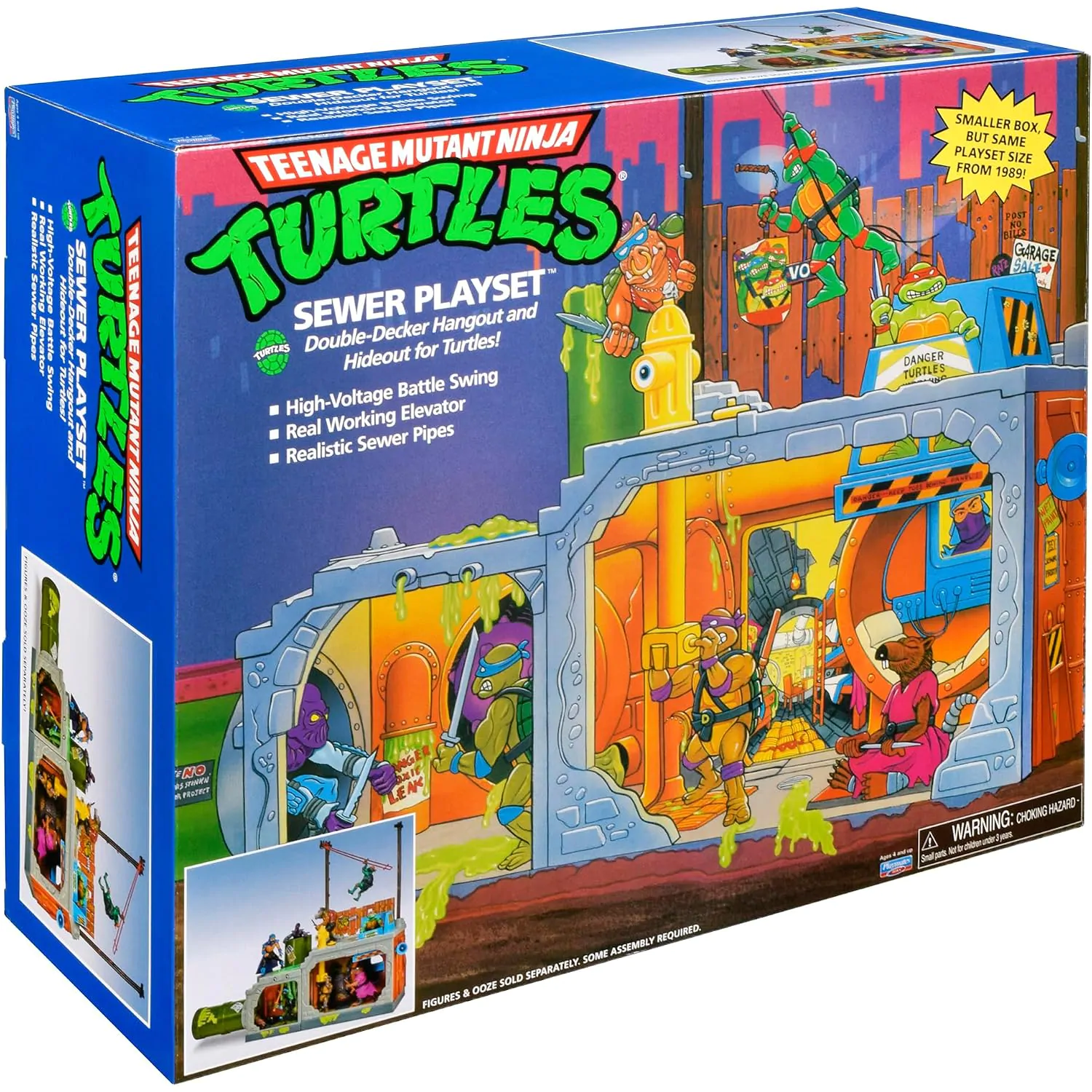 Teenage Mutant Ninja Turtles Building Secret Sewer Lid Mutant Module Játékszett 30 cm termékfotó