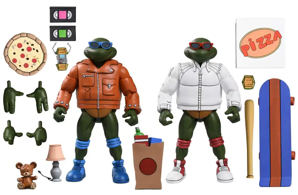 Teenage Mutant Ninja Turtles (Cartoon) Punk Leo and Punk Raph 2 db-os akciófigura csomag 18 cm termékfotó