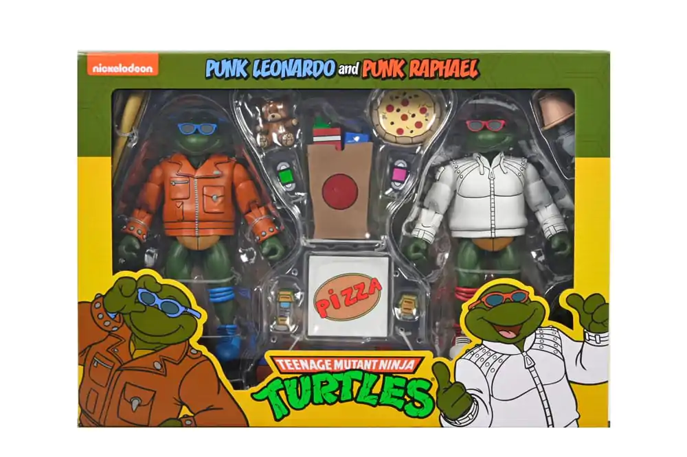 Teenage Mutant Ninja Turtles (Cartoon) Punk Leo and Punk Raph 2 db-os akciófigura csomag 18 cm termékfotó