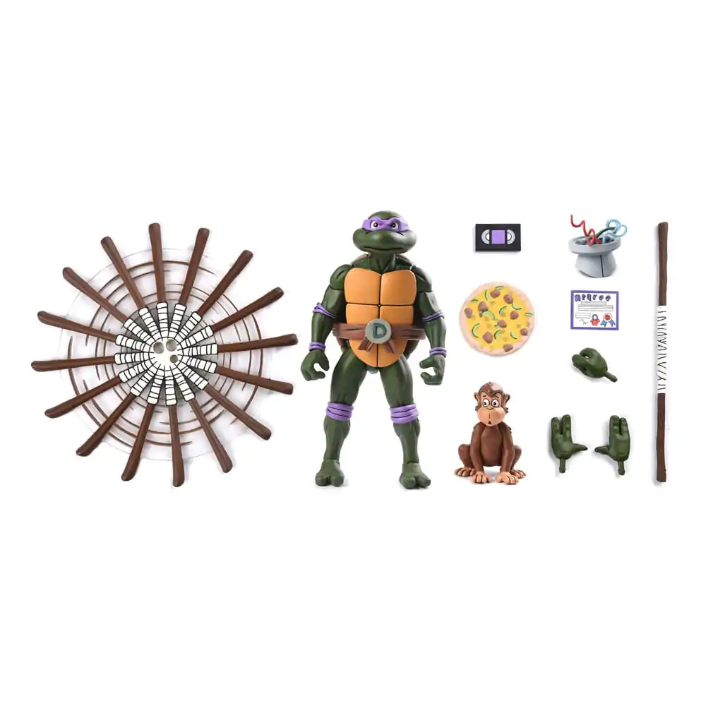 Teenage Mutant Ninja Turtles (Cartoon) Ultimate Donatello VHS akciófigura 18 cm termékfotó