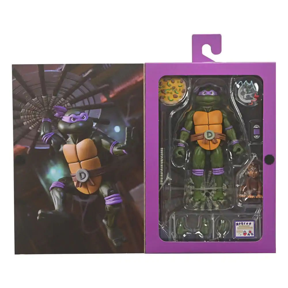 Teenage Mutant Ninja Turtles (Cartoon) Ultimate Donatello VHS akciófigura 18 cm termékfotó