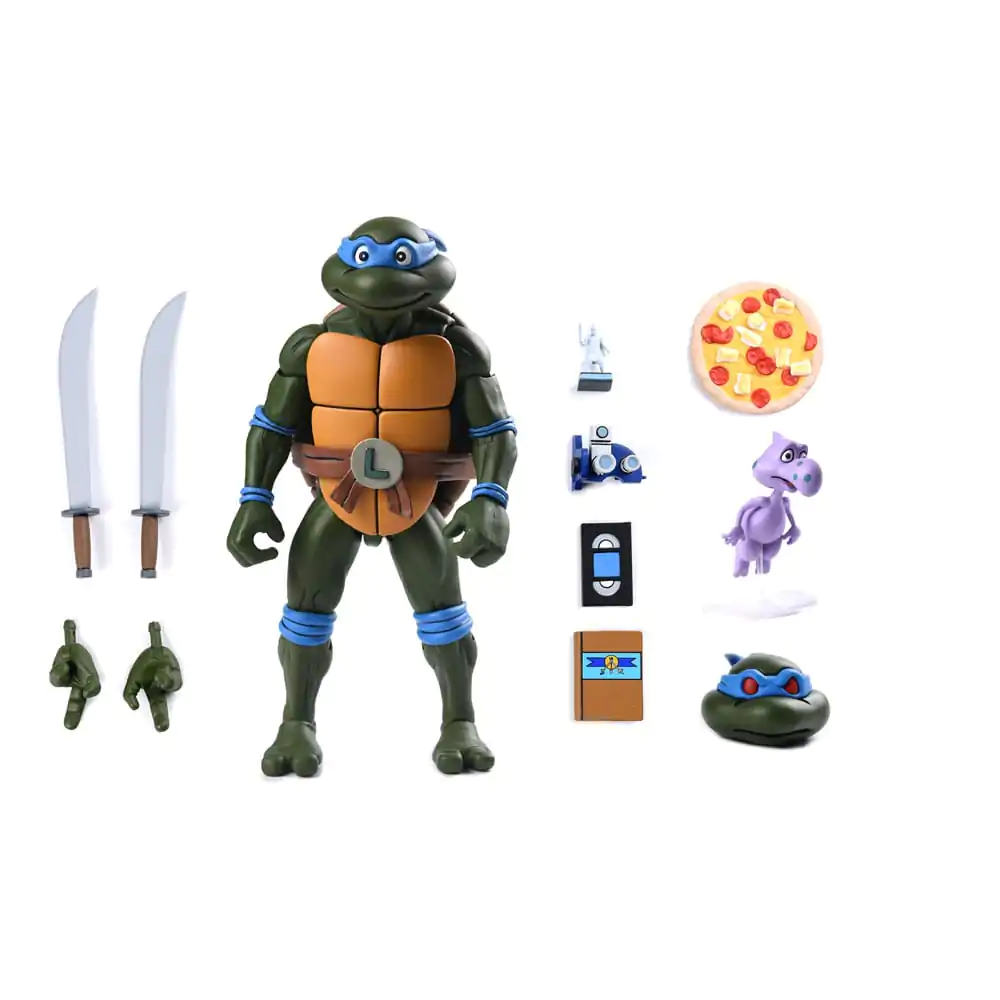 Teenage Mutant Ninja Turtles (Cartoon) Ultimate Leonardo VHS akciófigura 18 cm termékfotó