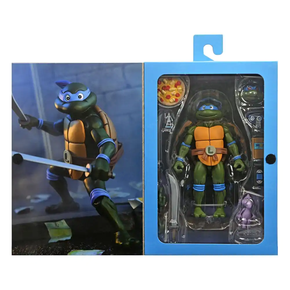 Teenage Mutant Ninja Turtles (Cartoon) Ultimate Leonardo VHS akciófigura 18 cm termékfotó