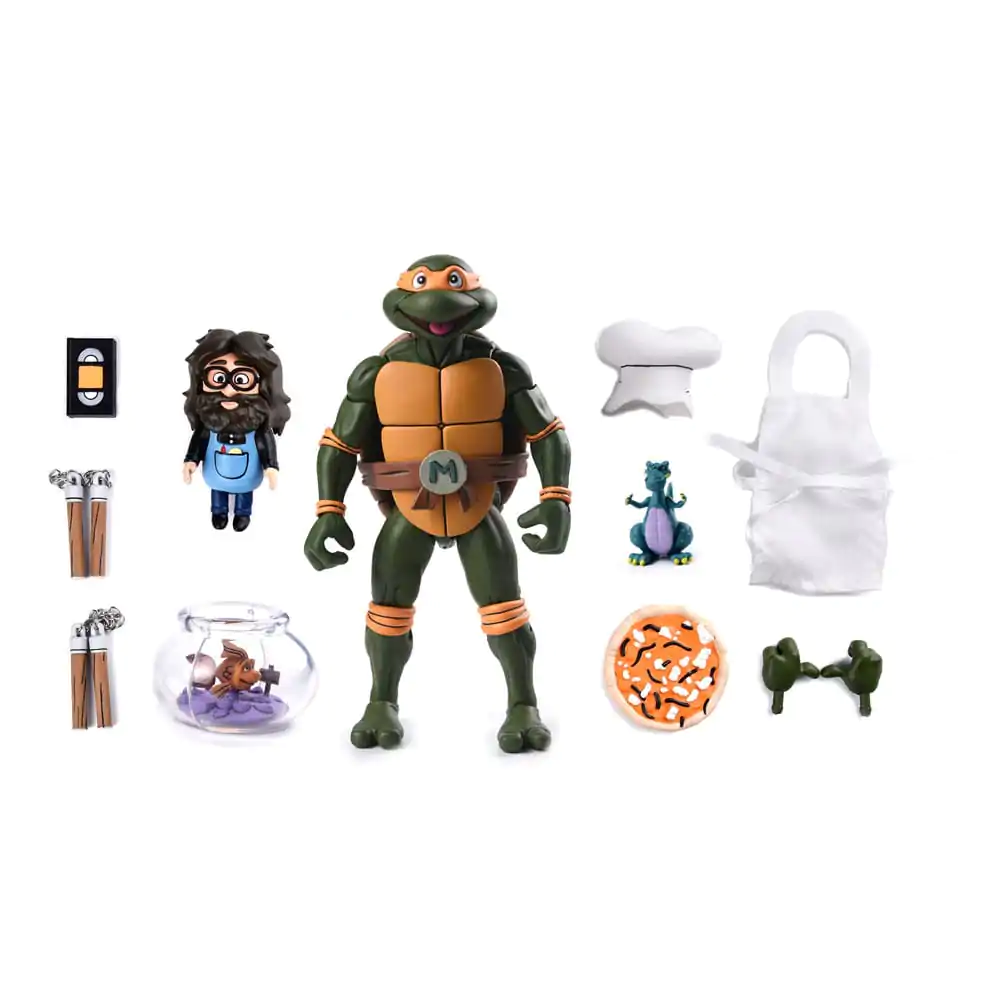 Teenage Mutant Ninja Turtles (Cartoon) Ultimate Michelangelo VHS akciófigura 18 cm termékfotó