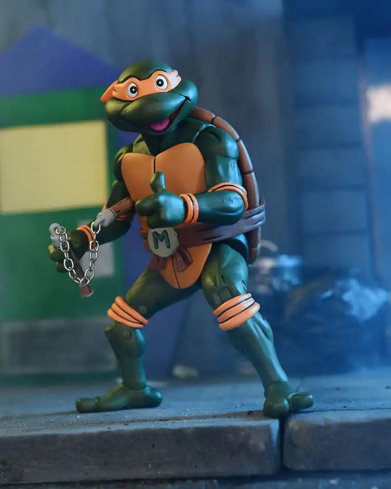 Teenage Mutant Ninja Turtles (Cartoon) Ultimate Michelangelo VHS akciófigura 18 cm termékfotó