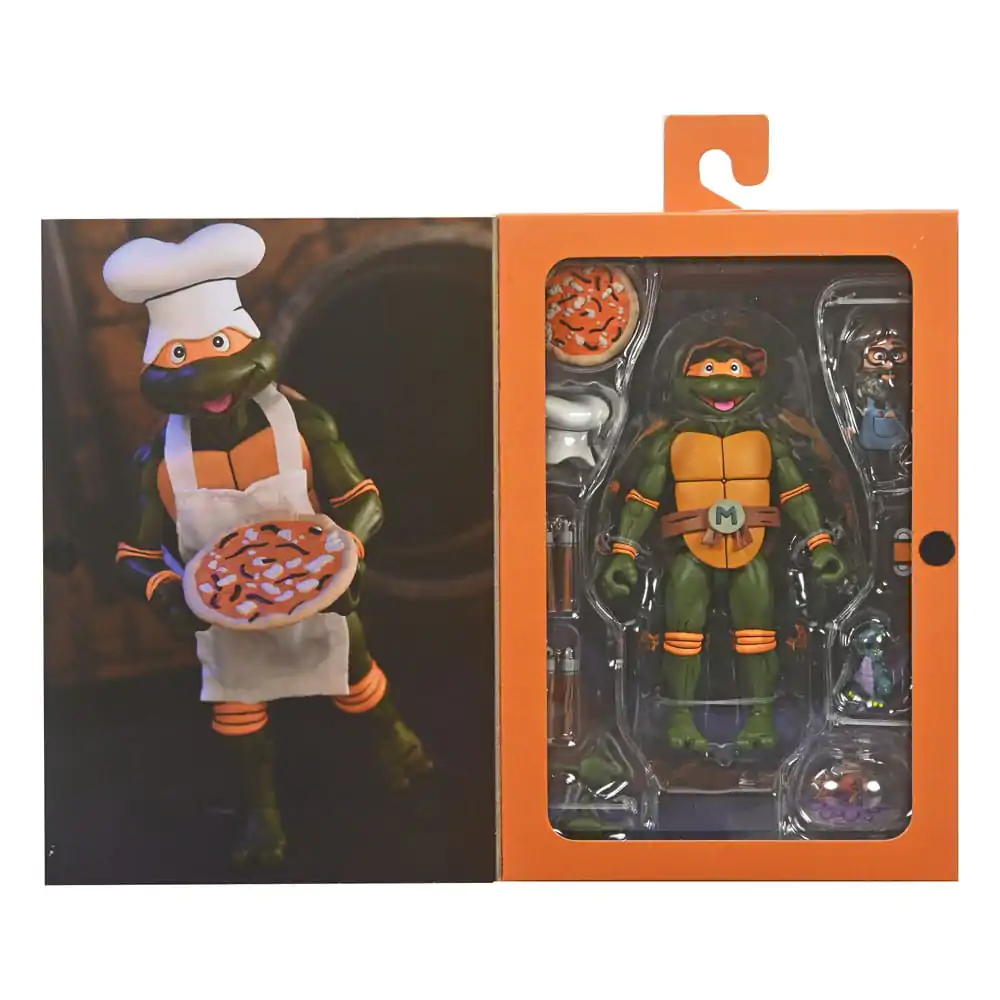 Teenage Mutant Ninja Turtles (Cartoon) Ultimate Michelangelo VHS akciófigura 18 cm termékfotó