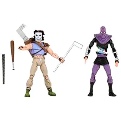 Teenage Mutant Ninja Turtles Casey Jones and Foot Soldier 2db mozgatható figura csomag 18cm termékfotó