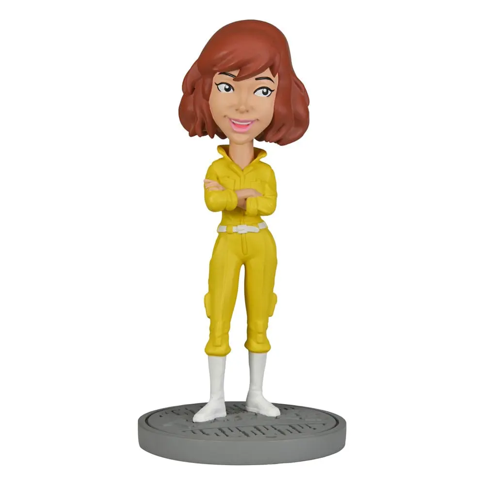 Teenage Mutant Ninja Turtles (Classic) April O'Neil Head Knocker Bobble-Head figura 20 cm termékfotó