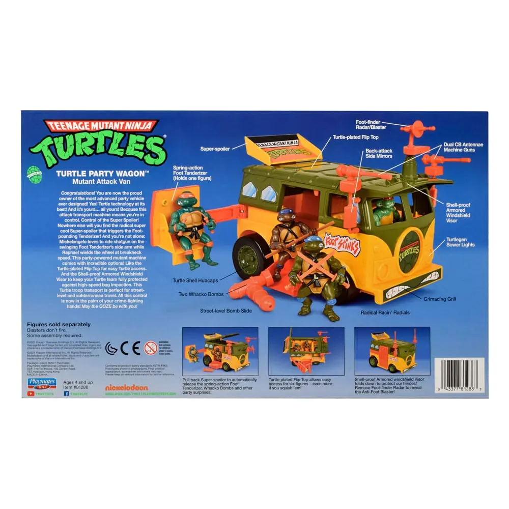 Teenage Mutant Ninja Turtles  Classic Turtle Party Wagon jármű termékfotó