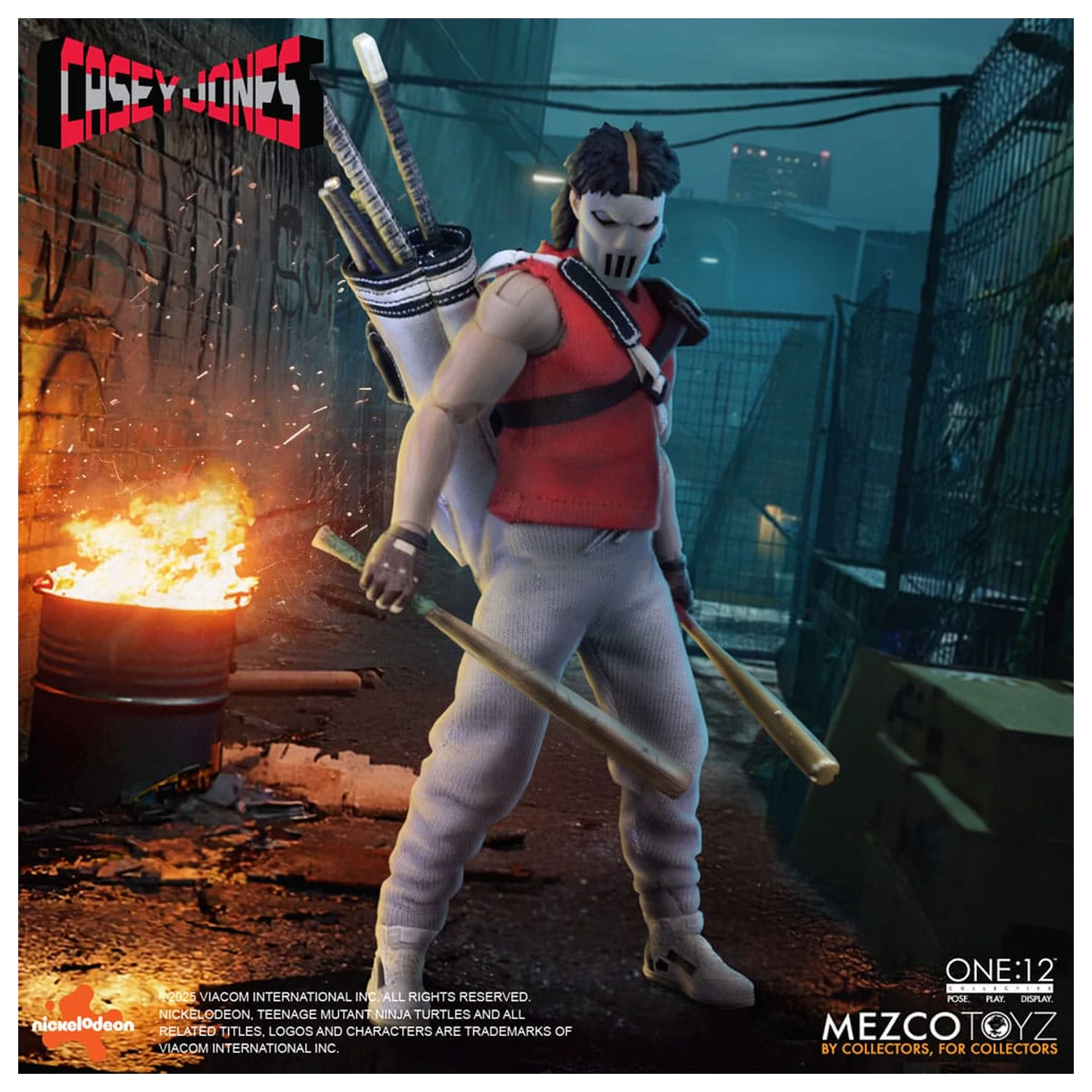 Teenage Mutant Ninja Turtles figura 1/12 Casey Jones 17 cm termékfotó