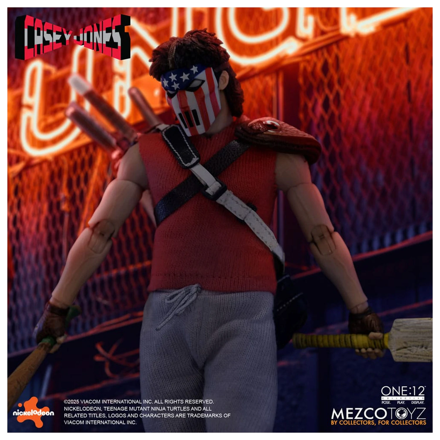 Teenage Mutant Ninja Turtles figura 1/12 Casey Jones 17 cm termékfotó