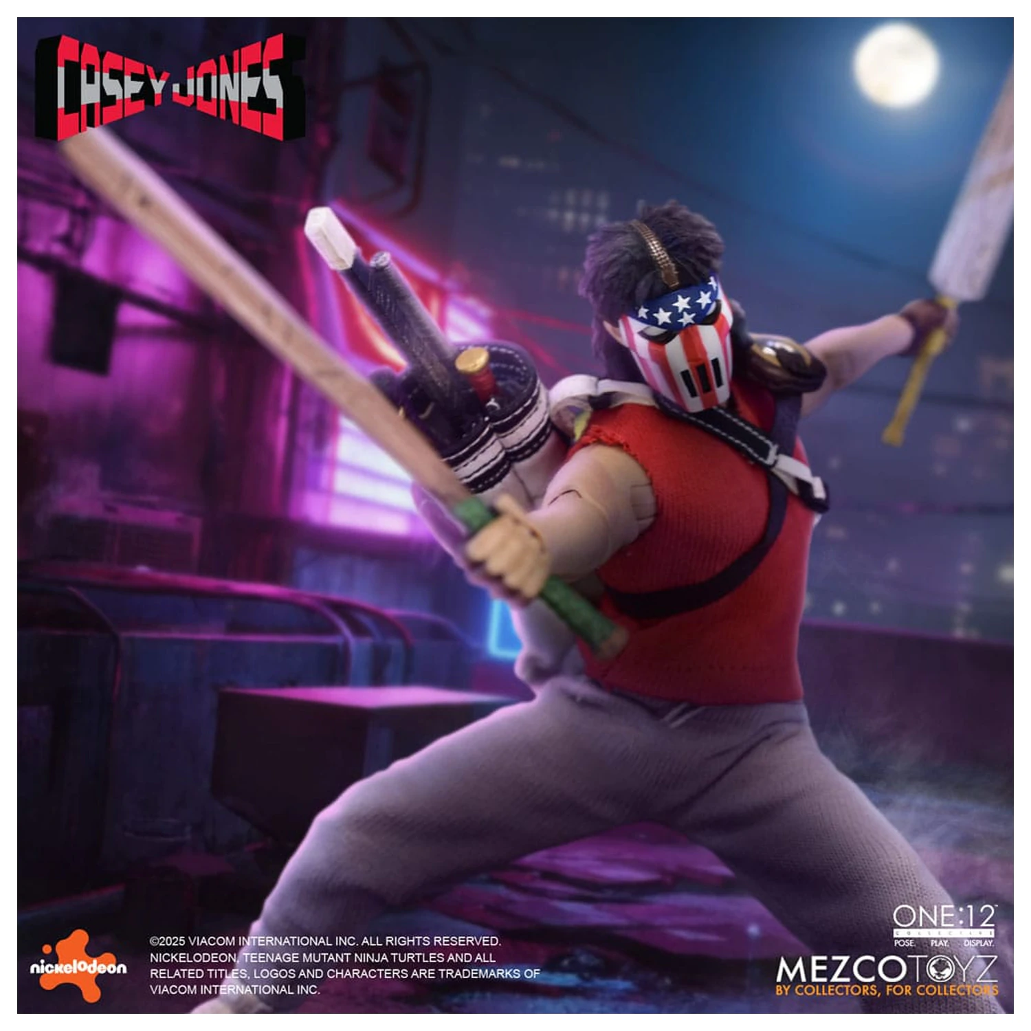 Teenage Mutant Ninja Turtles figura 1/12 Casey Jones 17 cm termékfotó