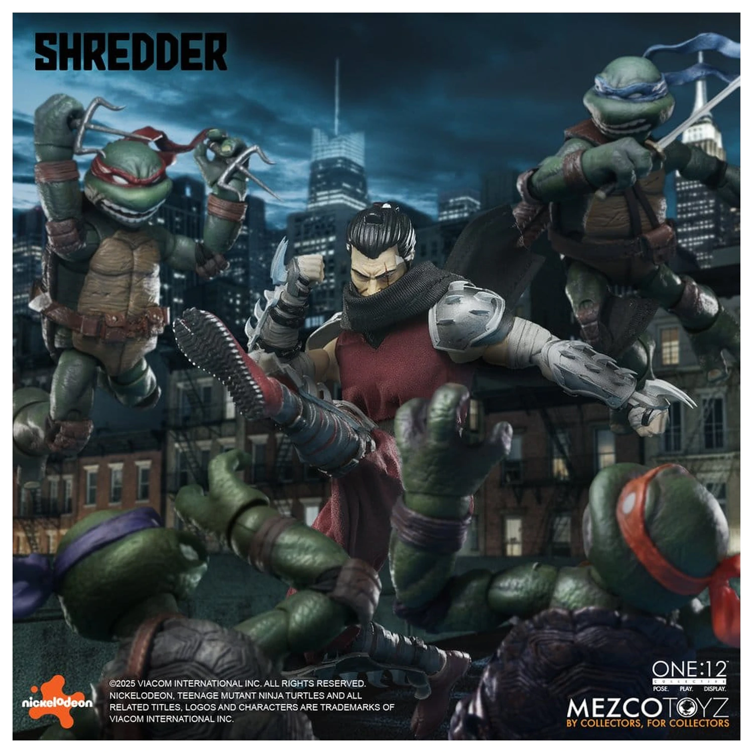 Teenage Mutant Ninja Turtles figura 1/12 Shredder 17 cm termékfotó