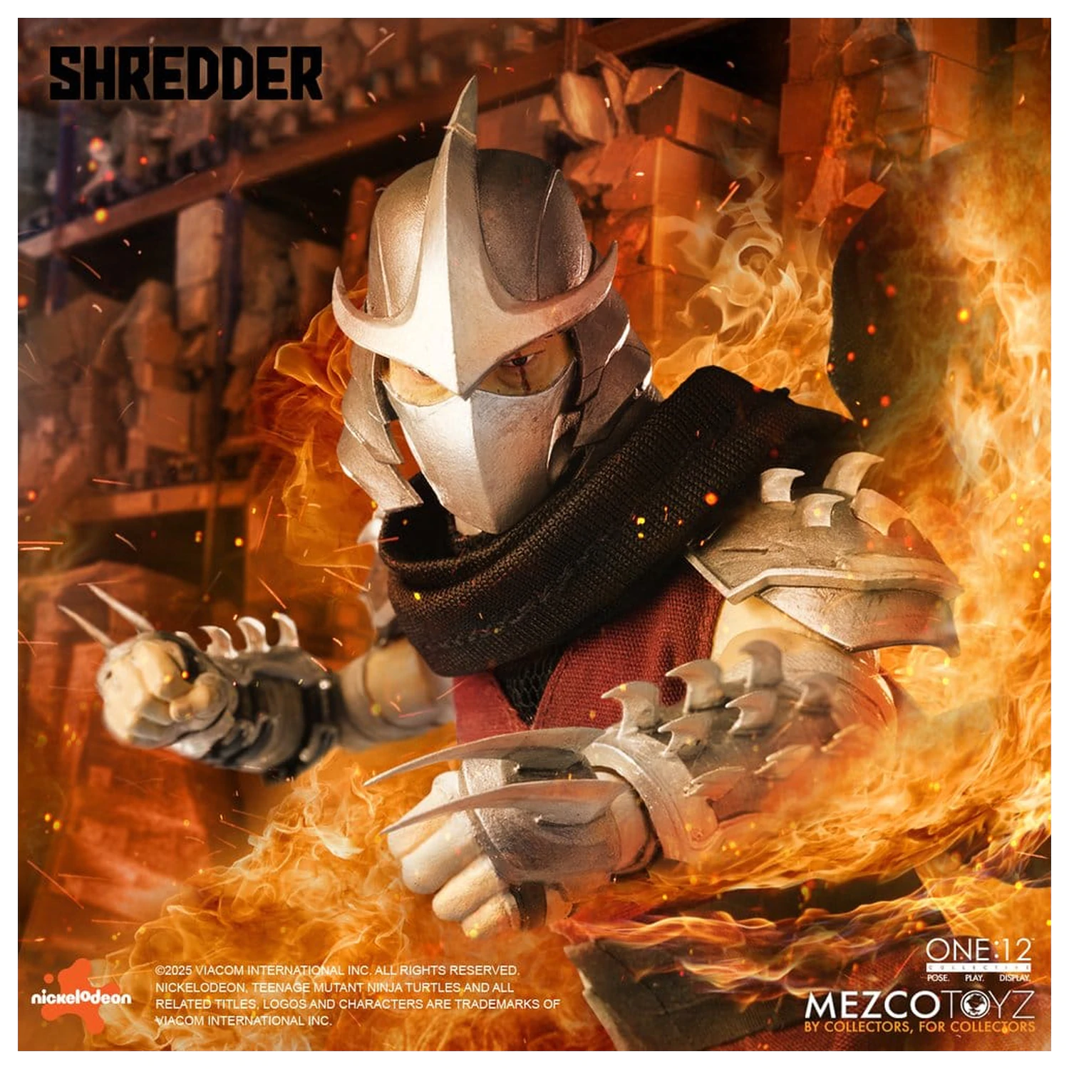 Teenage Mutant Ninja Turtles figura 1/12 Shredder 17 cm termékfotó