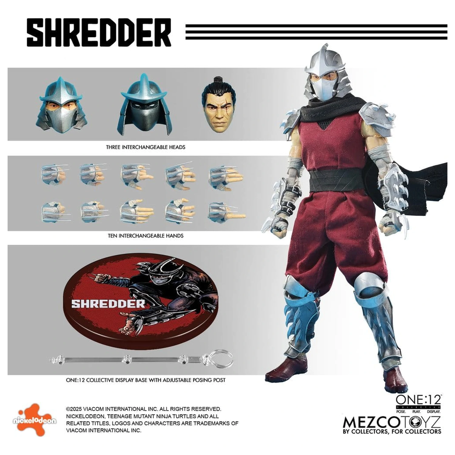 Teenage Mutant Ninja Turtles figura 1/12 Shredder 17 cm termékfotó