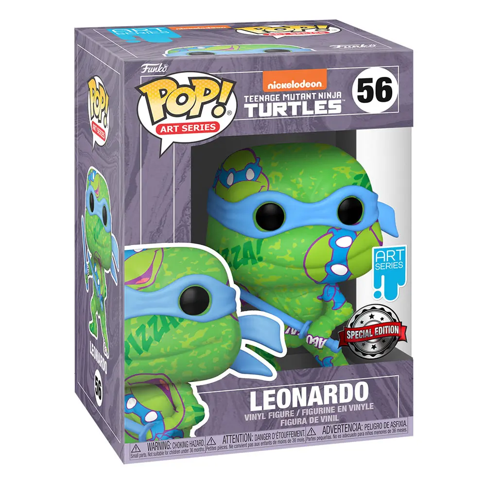 Teenage Mutant Ninja Turtles Funko POP! Artist Series Vinyl figura Leonardo 9 cm termékfotó