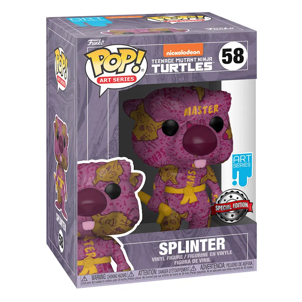Teenage Mutant Ninja Turtles Funko POP! Artist Series Vinyl figura Splinter 9 cm termékfotó