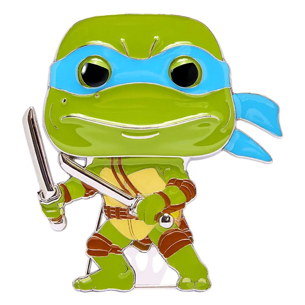 Teenage Mutant Ninja Turtles Funko POP! Enamel Pin Leonardo kitűző 10 cm termékfotó