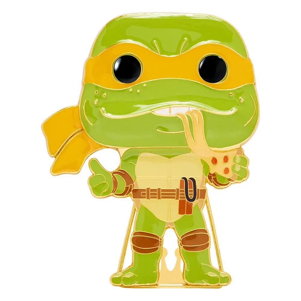 Teenage Mutant Ninja Turtles Funko POP! Enamel Pin Michelangelo kitűző 10 cm termékfotó